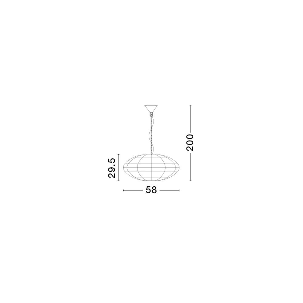 Pendelleuchte Bola Skandinavischer Ø 60cm Lyora 5212017452955