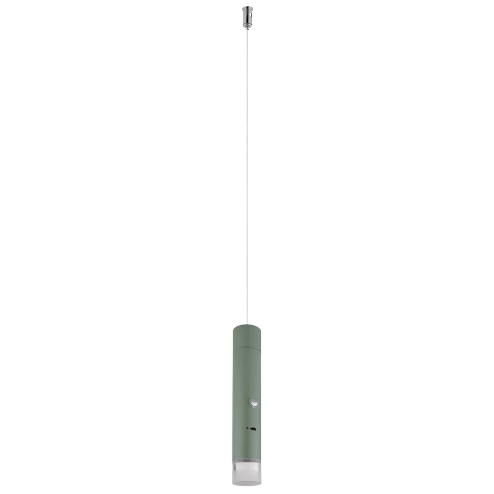 Elegante Pendellampe Pelo Grün Globo 9007371569359