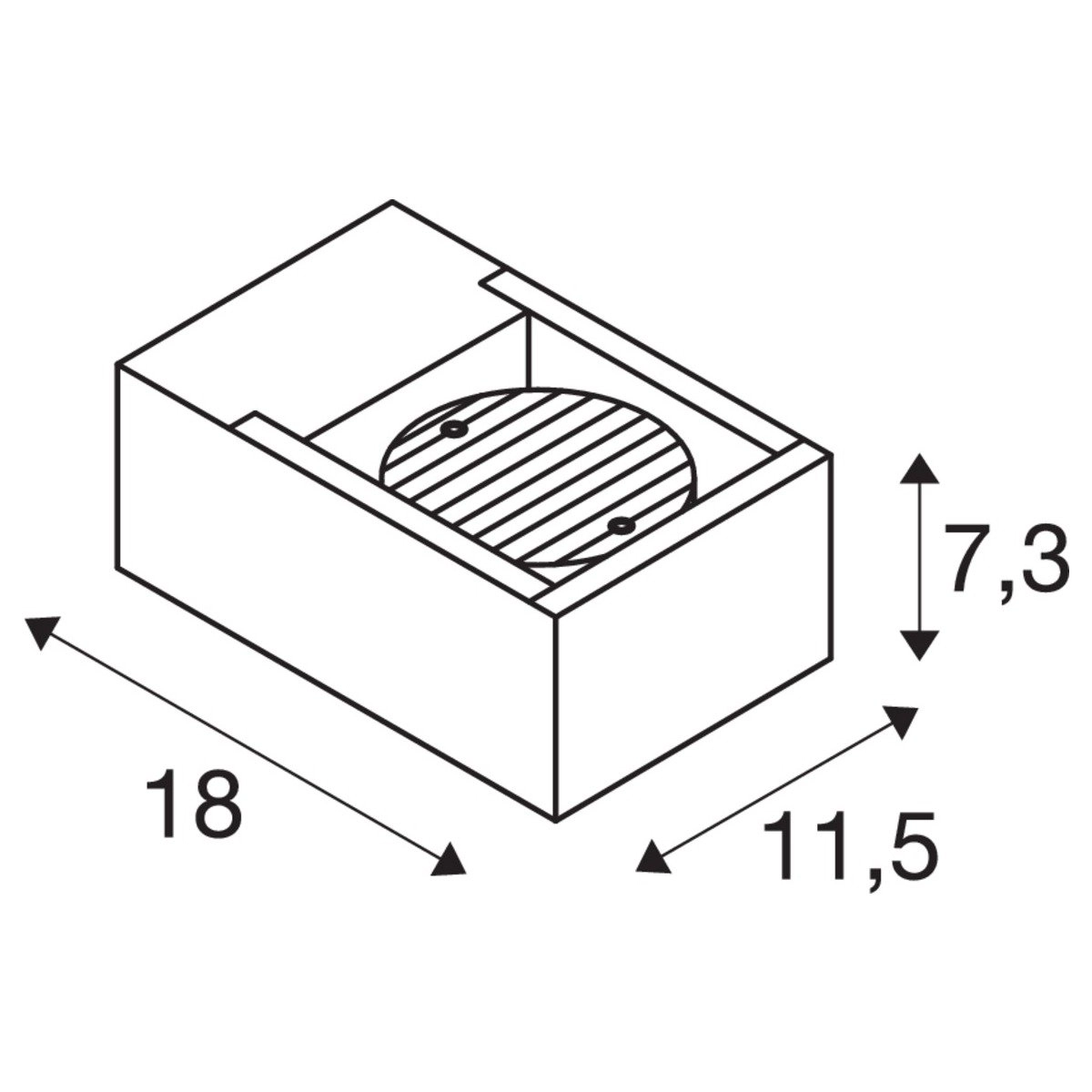 LED-Einbauleuchten Eskina SLV 4024163248976