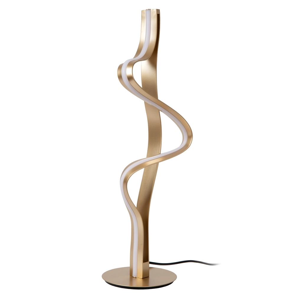 Tischlampe Lambada Curl Gold Premium by Lucide 5411212520876