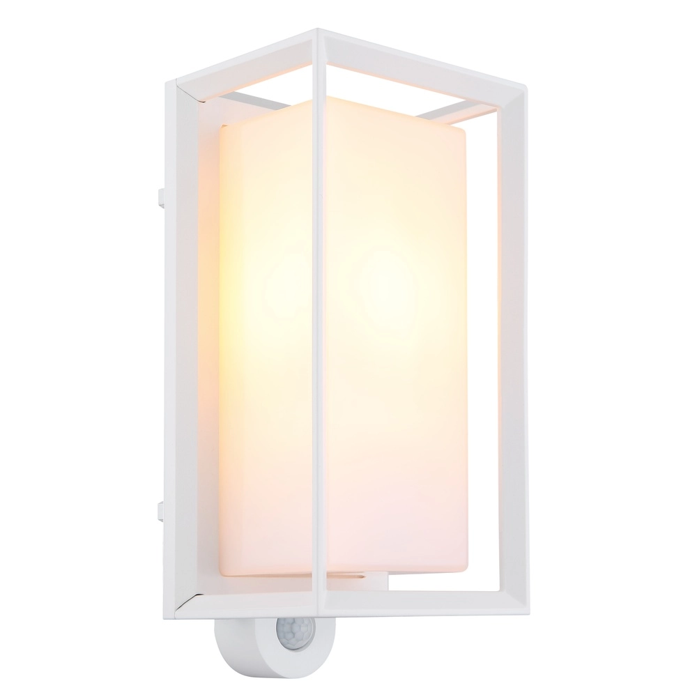 Außenwandlampe Logana Weiß mit Sensor