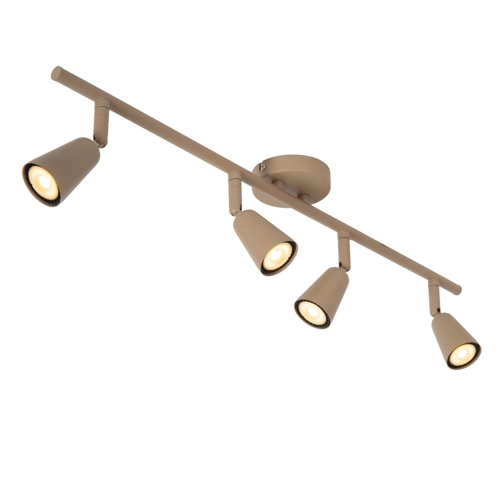 Deckenscheinwerfer Tiana 4-Licht Taupe Lucide 5411212650399