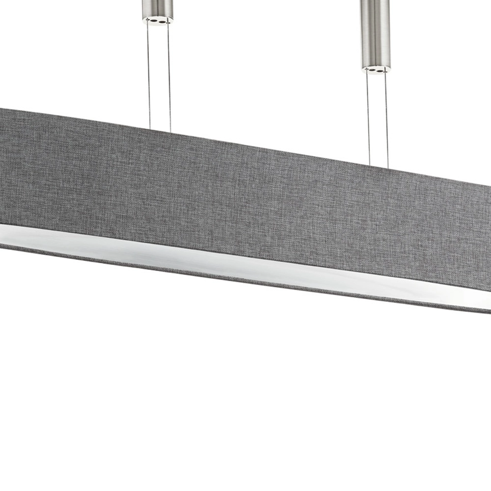 Ovale Pendellampe Romao Nickel und Chrom Eglo 9002759953515