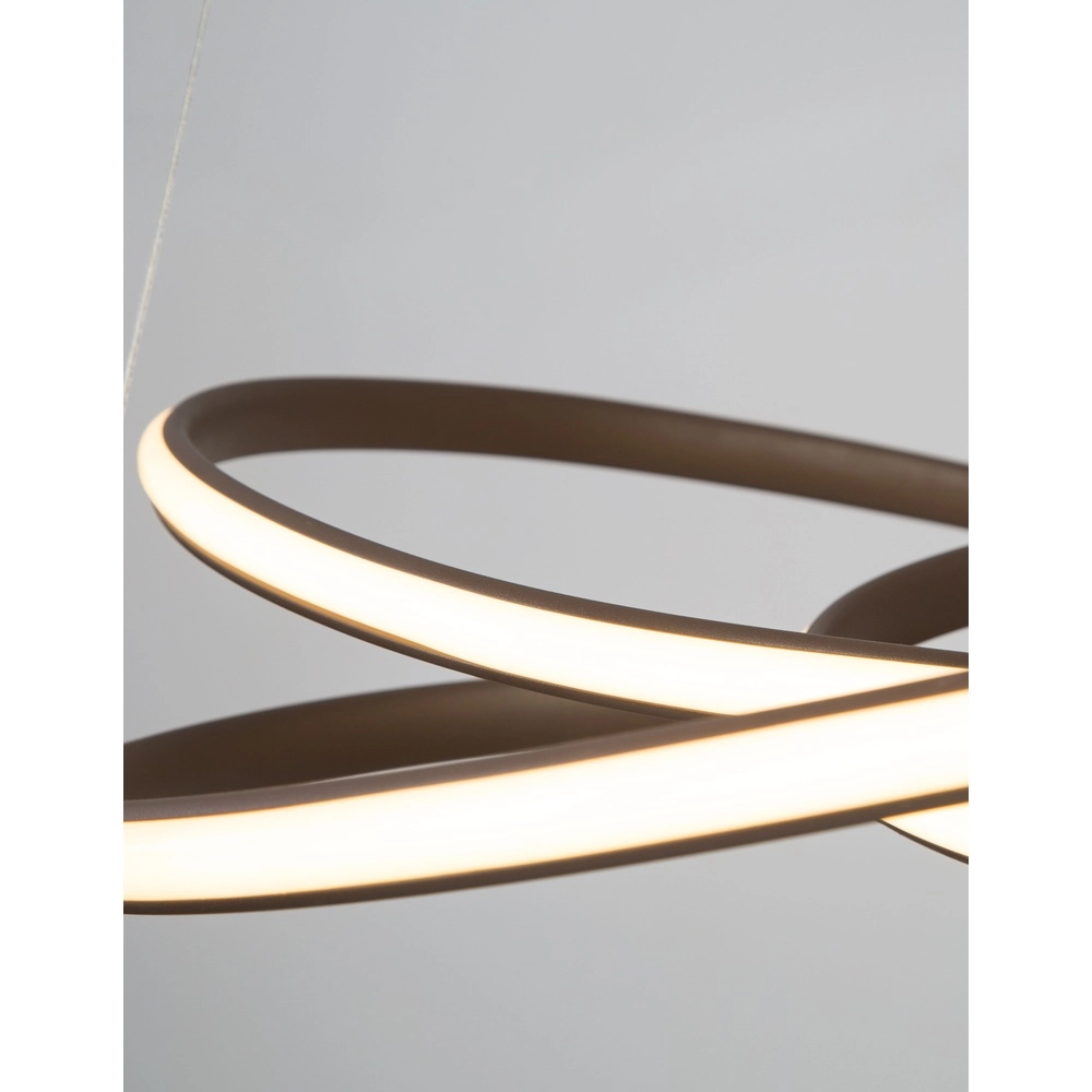 Design-Pendelleuchte Menton kaffeebraun Lyora 5212017424310