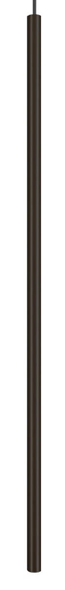Schlanke Hängelampe Laser XL 2,5 cm schwarz Lyora 5903139843690