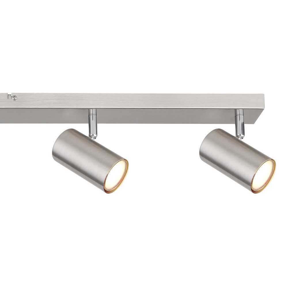 Deckenlampe 6-Licht Robby Nickel Globo 9007371430598