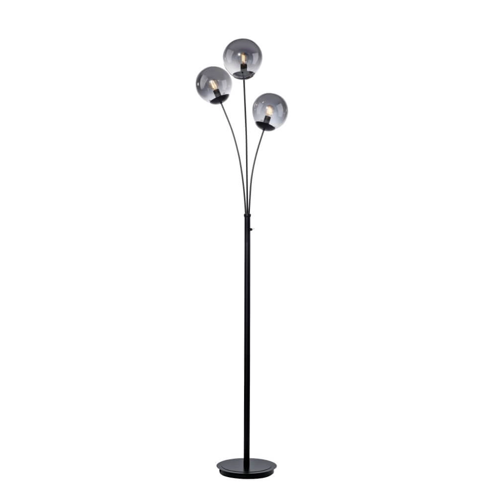 Schwarze Stehlampe Big Widow 3-flammig