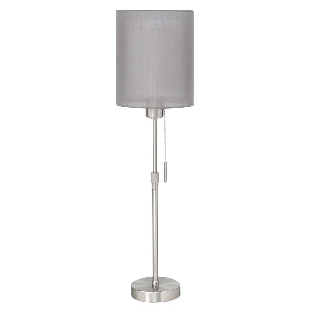 Tischlampe Victoria nickel 69cm