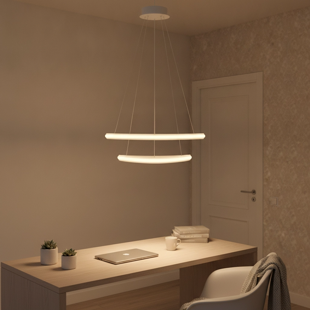 Design-Pendelleuchte Aries weiß Ø 59cm Lyora 5212017419811