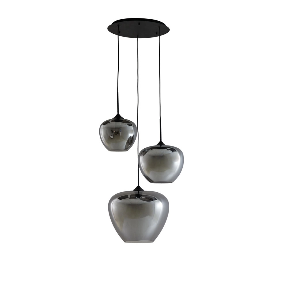 Pendellampe Mayson 3-Licht Rauch Light & Living 8717807639020