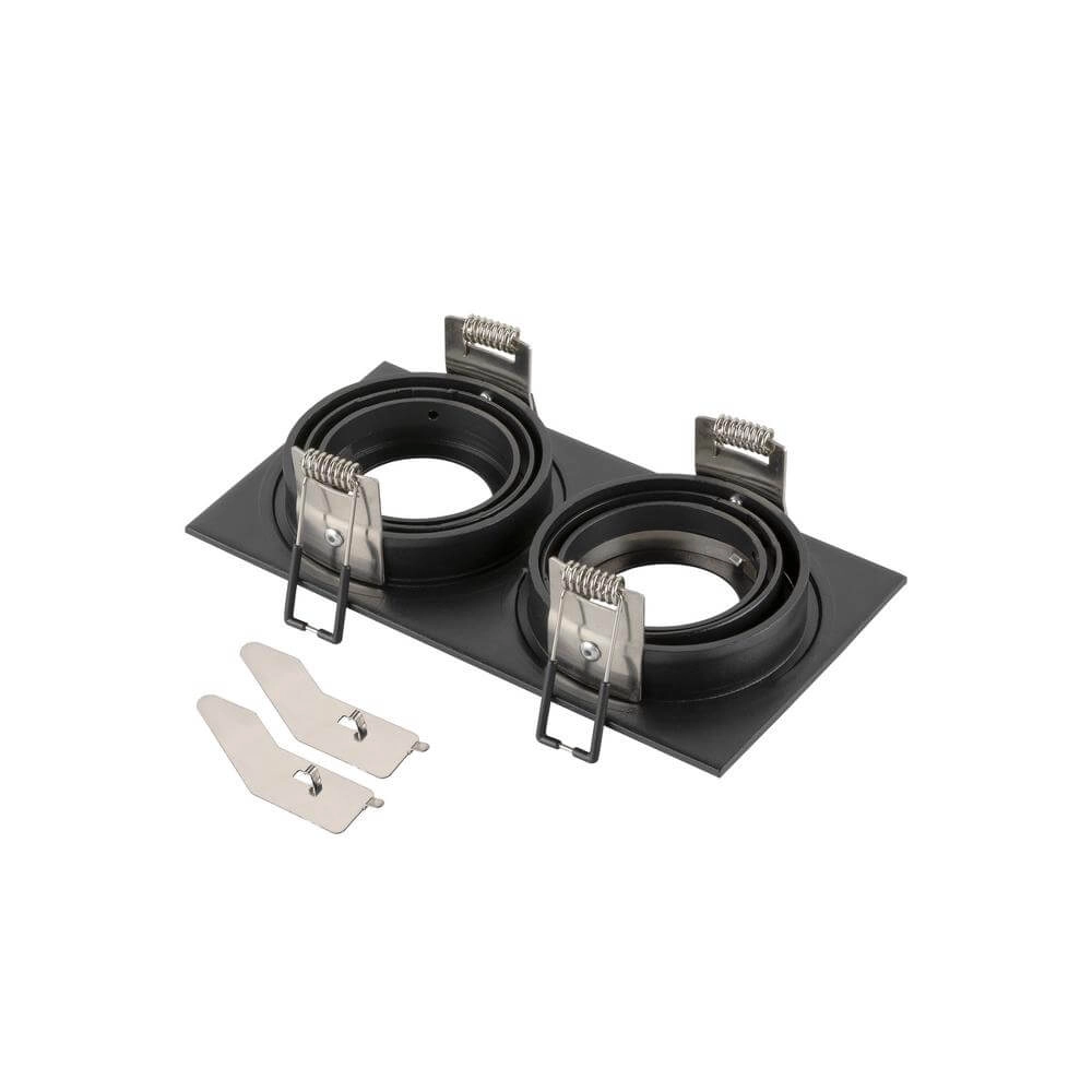 Schwarzer vertiefter Ring New Tria 155 rechteckig SLV 4024163291507