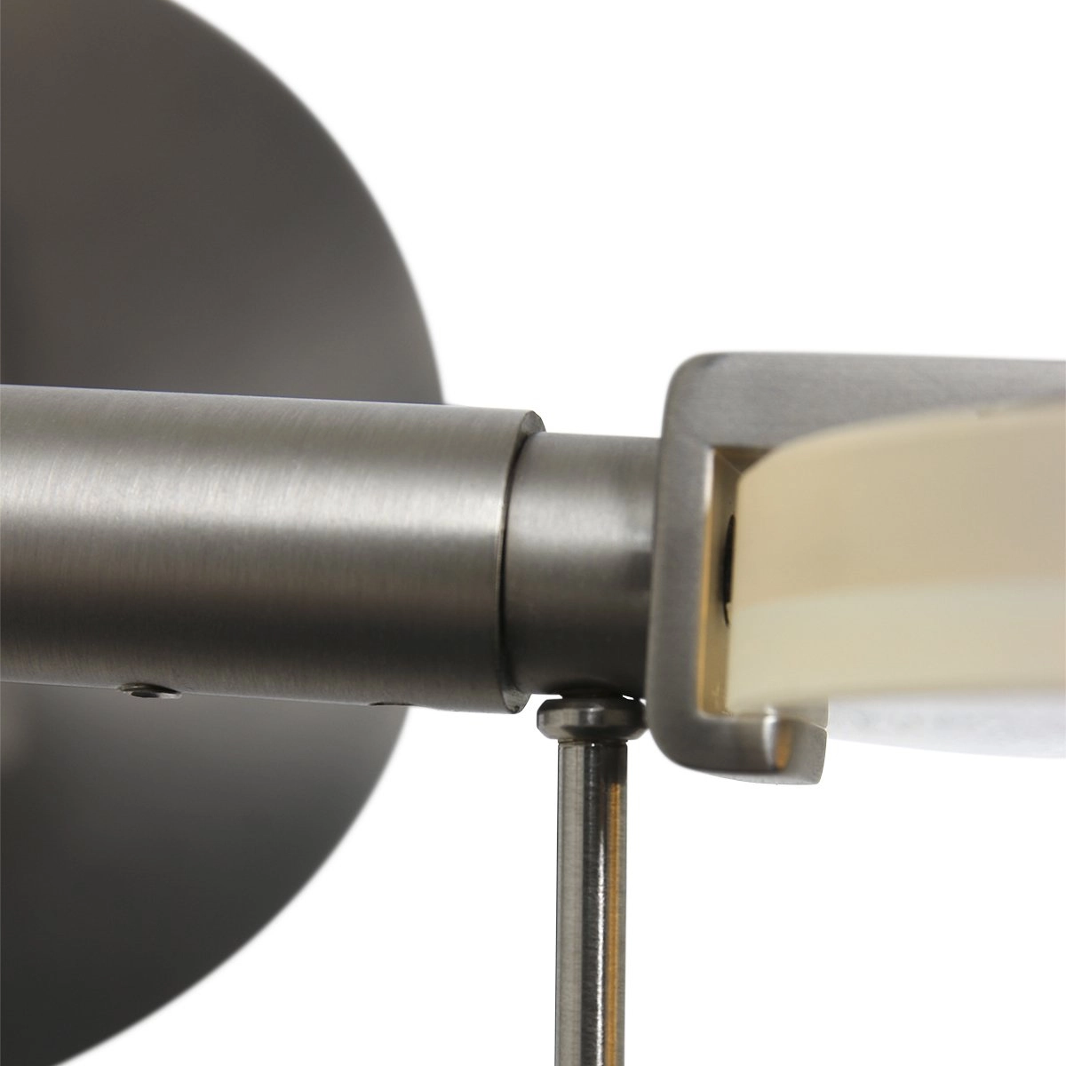 LED-Wandleselampe Turound 10 W – 2700 K – 62 cm Edelstahl-Klarglas Steinhauer 8712746133370