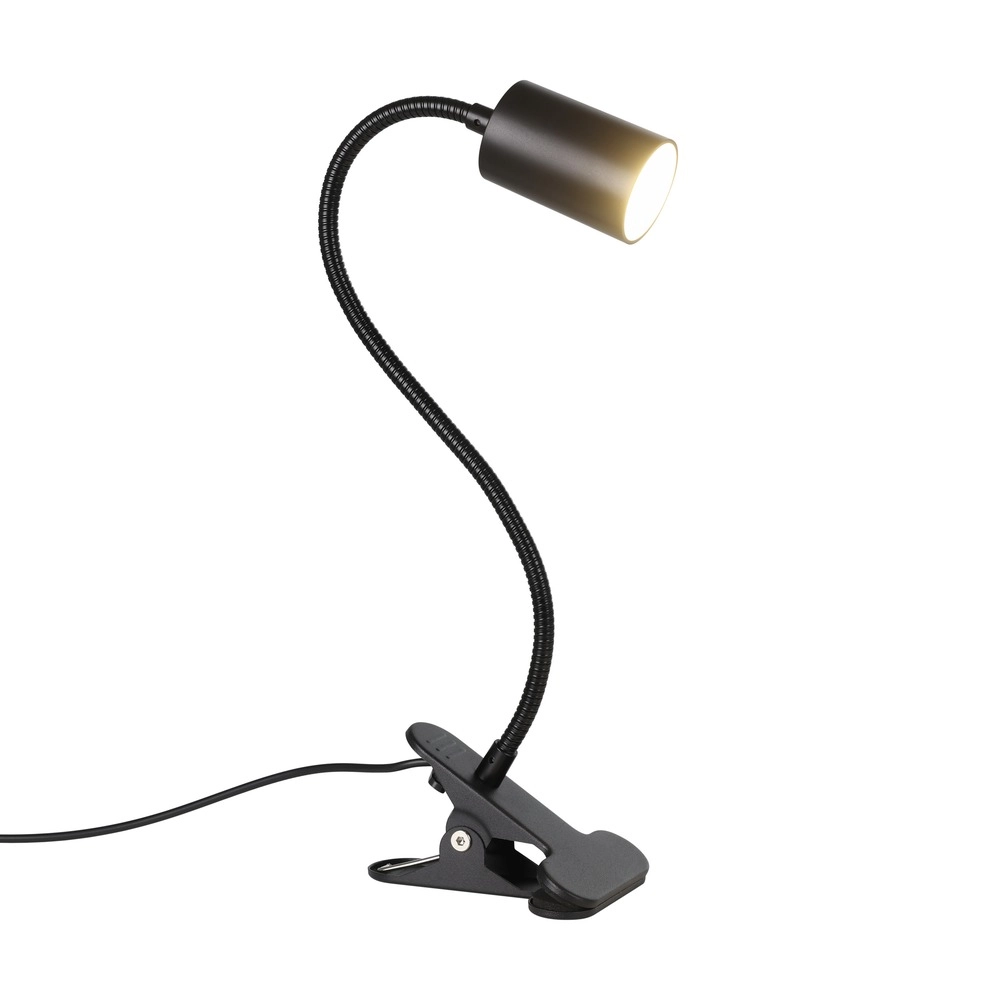 Klemmlampe Lardaro Schwarz