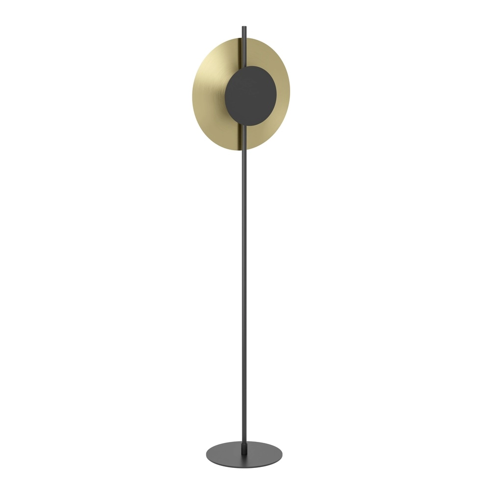 LED-Stehlampe Tocina Schwarz mit Gold Eglo 9008606292660
