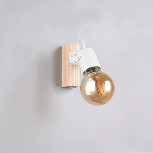 Deckenlampe Lynar Weiß mit Holz Trio 4017807670707
