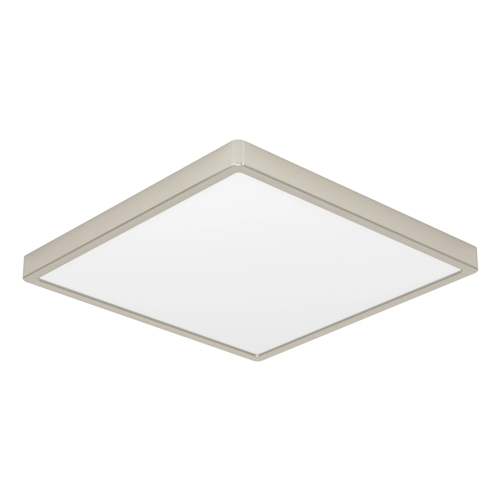 IP44 Zigbee-Lampe Fueva 6-Z Quadrat – Edelstahl – 39x39 cm