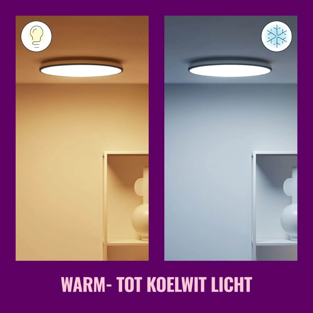 Intelligente Deckenleuchte Rune Ø 40cm - schwarz WiZ 8719514554290