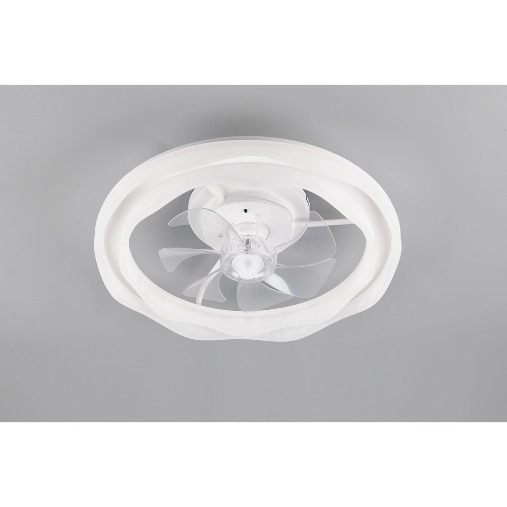 Weißer Fächer Skaulo Entwurf Ø 50cm Trio 4017807698831