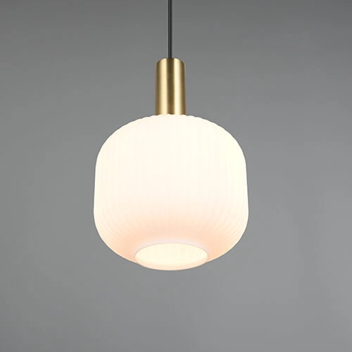 Pendeln Diva Ø 20cm - weißes Glas Trio 4017807614497