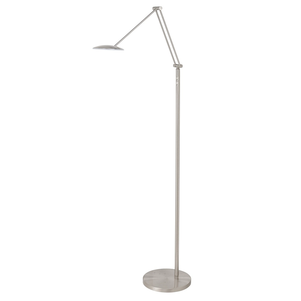 Klassische Leselampe Sapporo nickel Ø 23cm