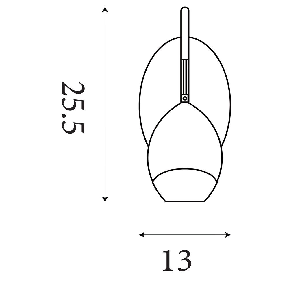 Design-Wandleuchte Seeds Knöchel Searchlight 5053423300573