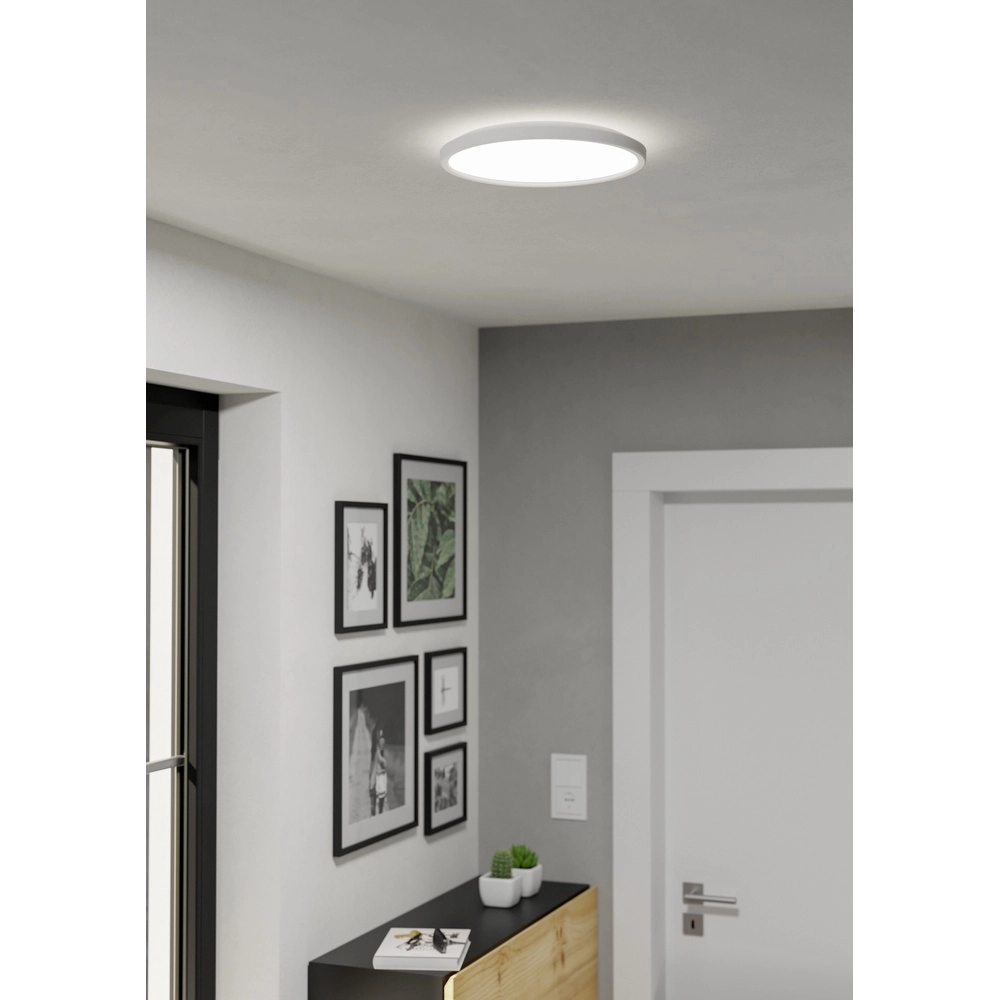 Deckenlampe im Badezimmer Rovito rund – weiß – Ø 30 cm Eglo 9008606329915