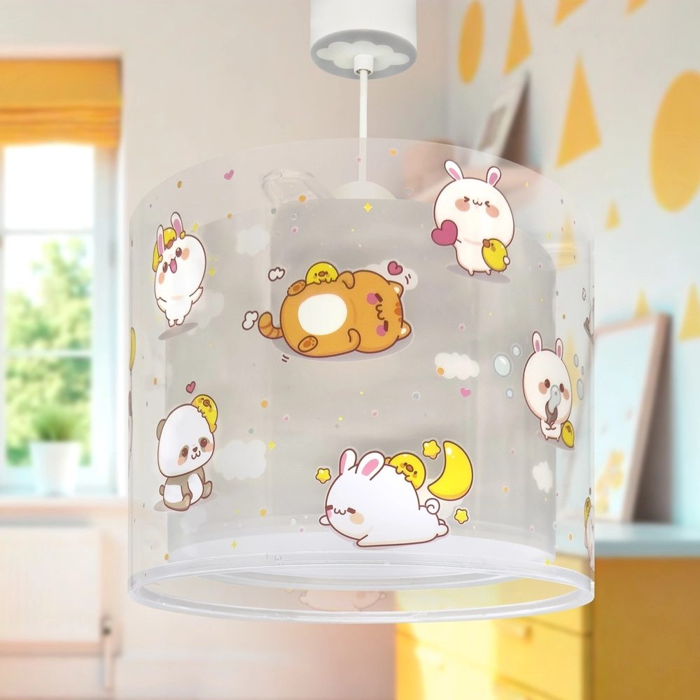 Kinder-Pendelleuchte Kawaii Friends Graues Leuchten im Dunkeln Dalber 8420406002682