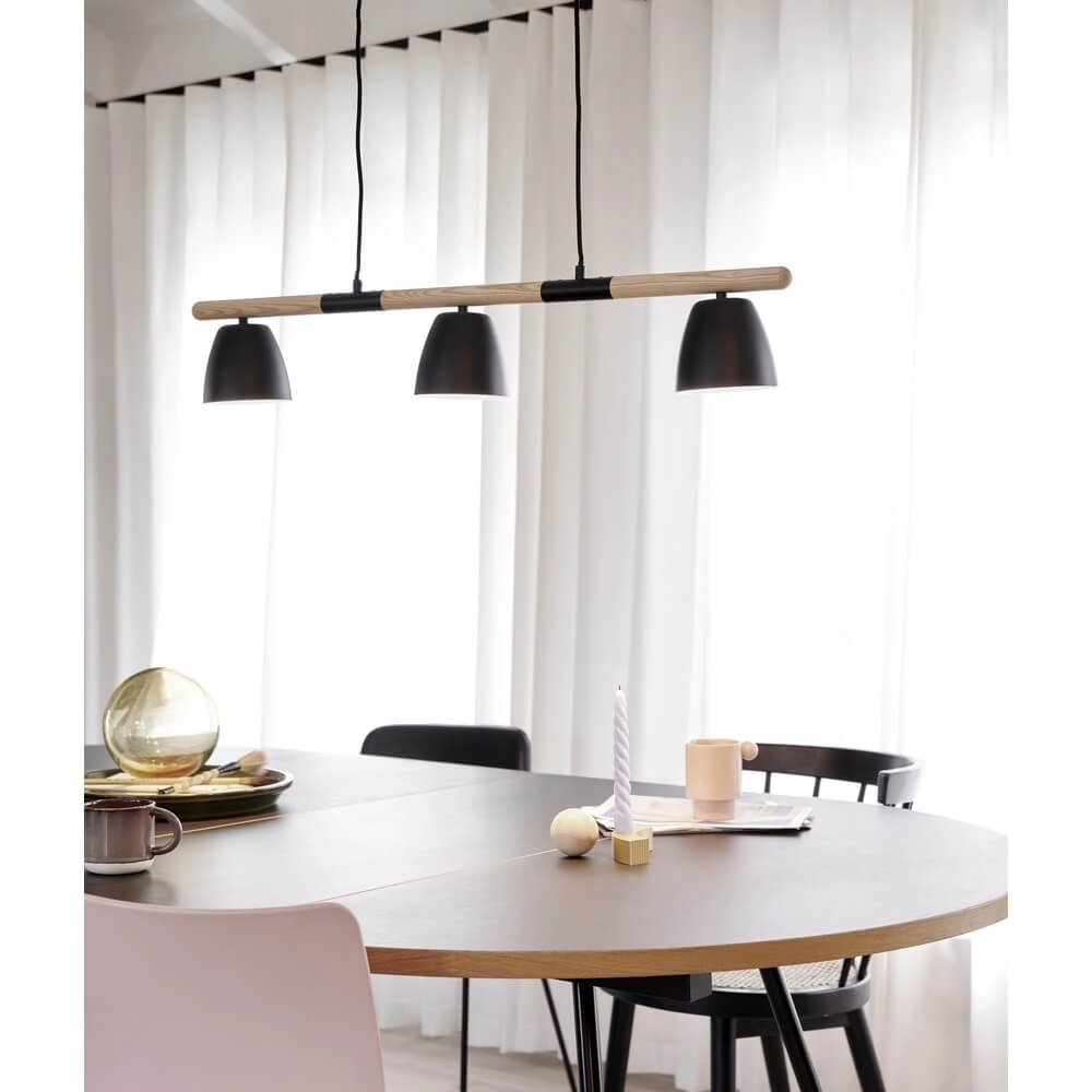 Pendelleuchte Theo 3-flammig schwarz Nordlux 5704924005671