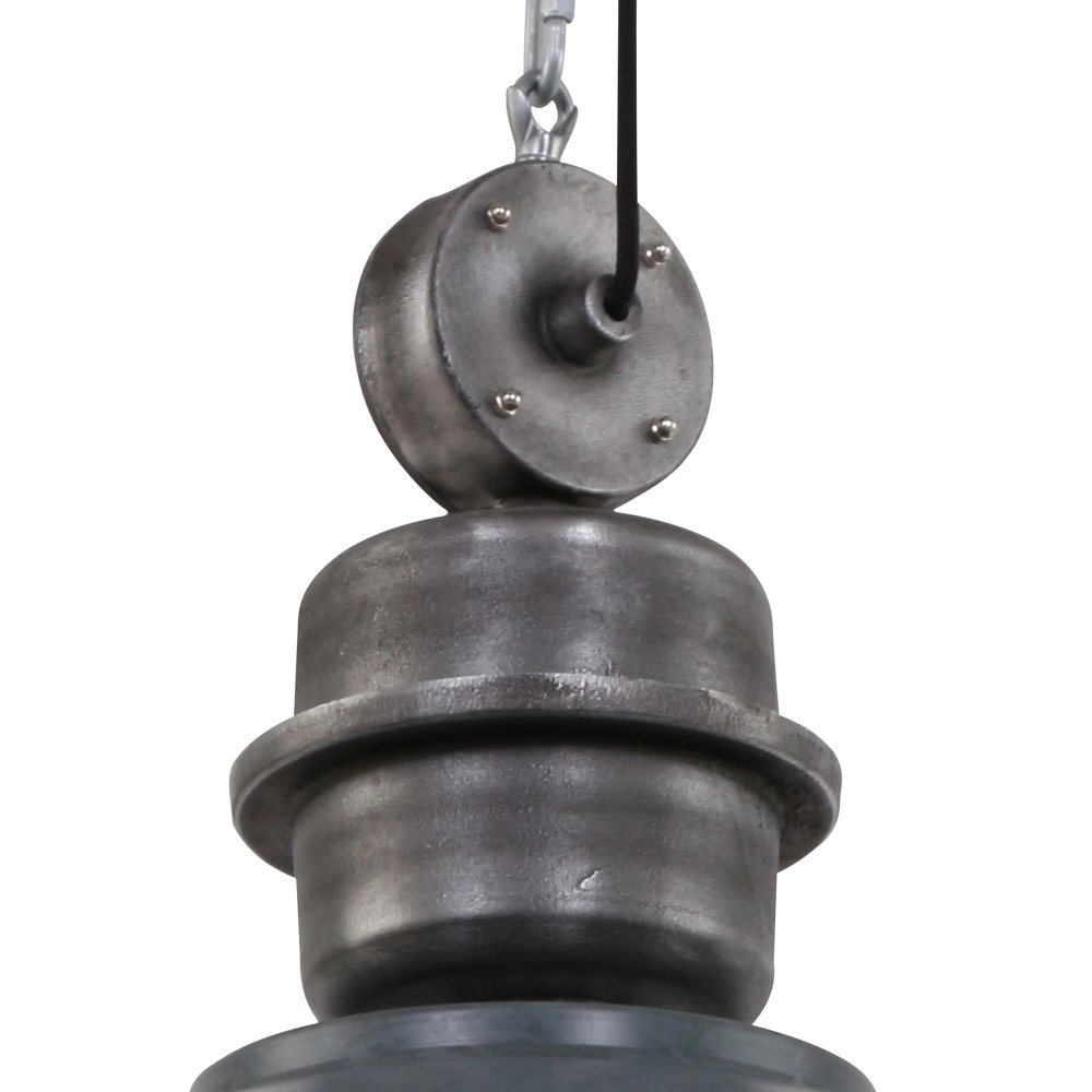 Pendelleuchte Bikkel XXL Vintage Grey mit Nickel Steinhauer 8712746106718