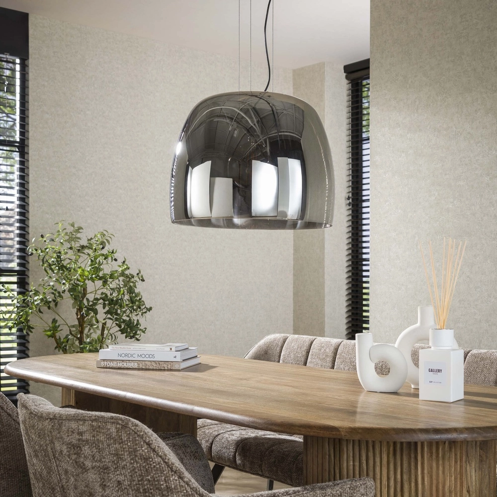 Glas-Pendellampe Drift Ø 48cm – Rauchglas Lyora 8716803512726