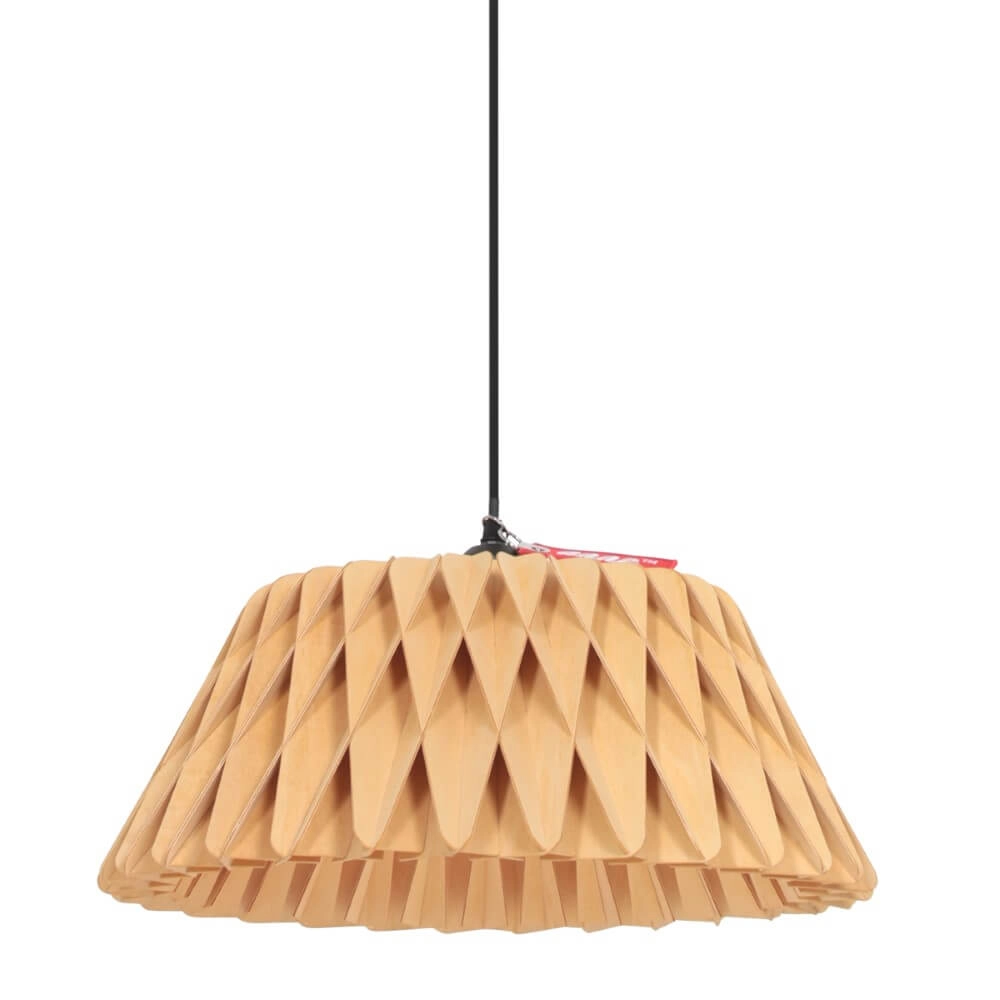 Hängelampe aus Buche Maze Ø 46cm