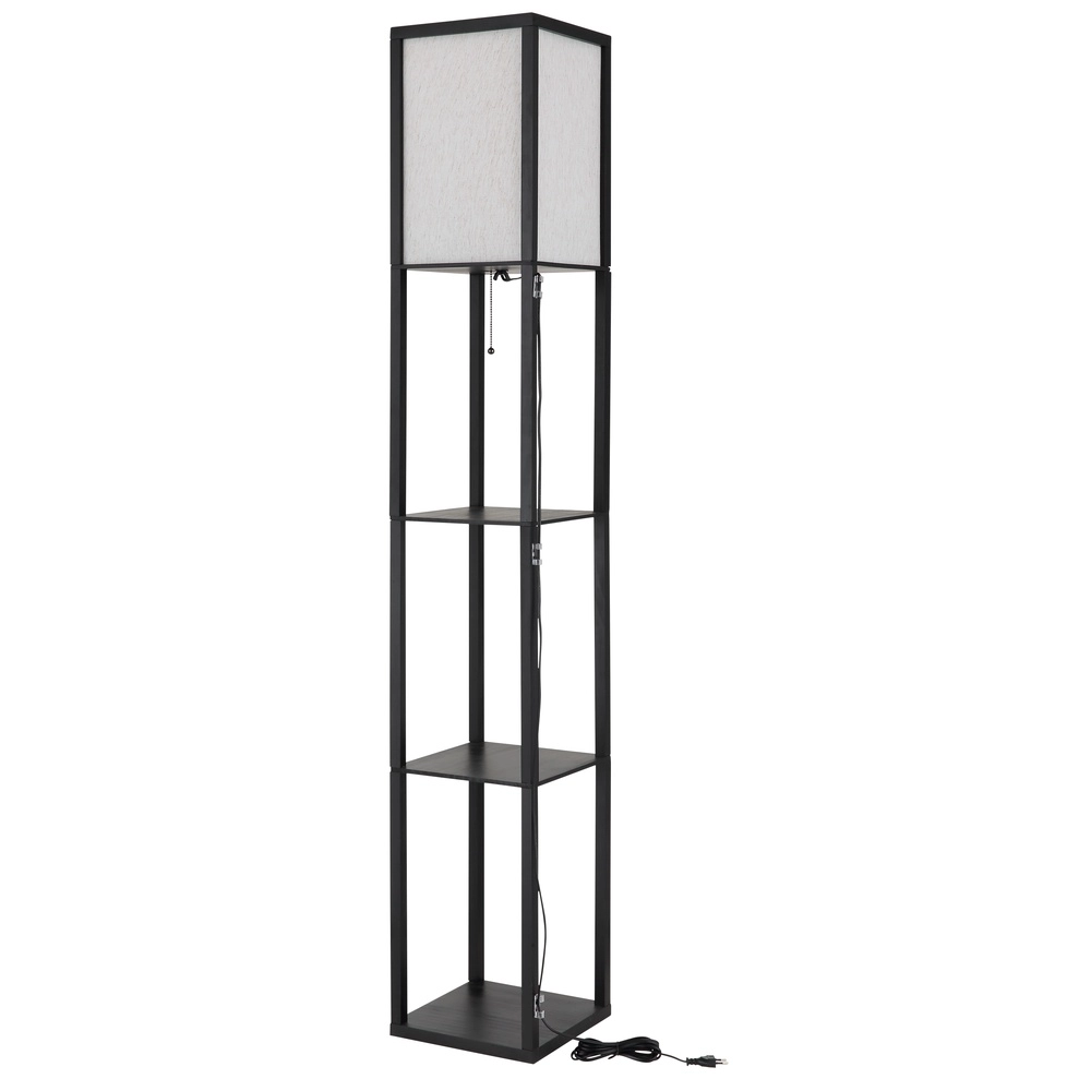 Stehlampe Tabitha Schwarz Globo 9007371575411