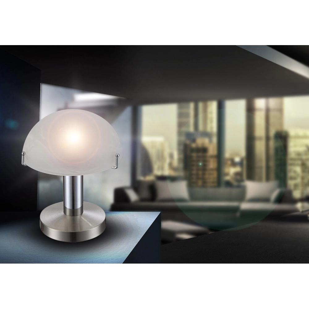 Tischlampe Otti Chrom Globo 9007371285389