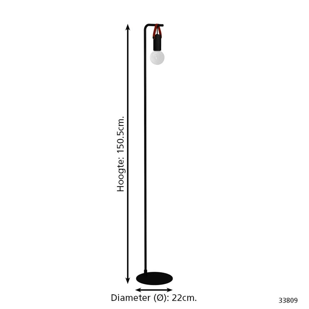 Schöne Stehlampe Apricale Eglo 9002759338091