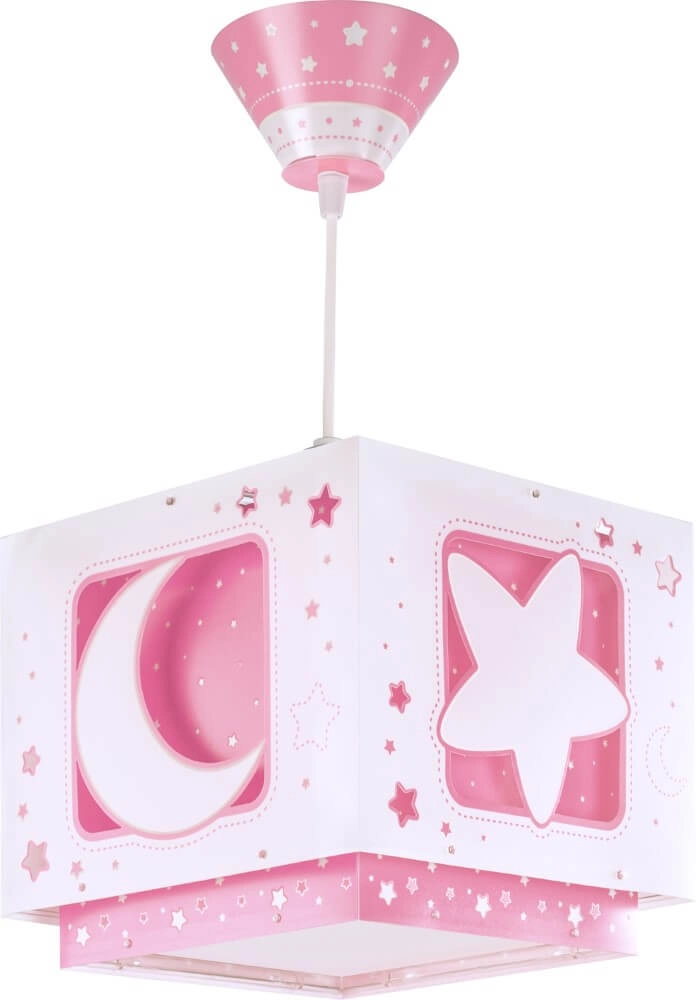Kinderzimmer-Hängelampe Moonlight Rosa