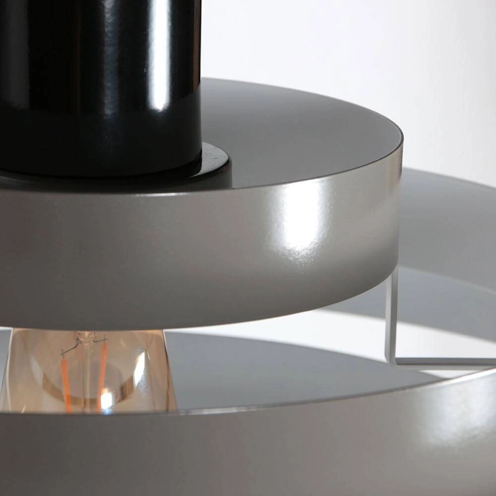 Design-Pendelleuchte Halo Cirque grau Ø 50cm Steinhauer 8712746178319