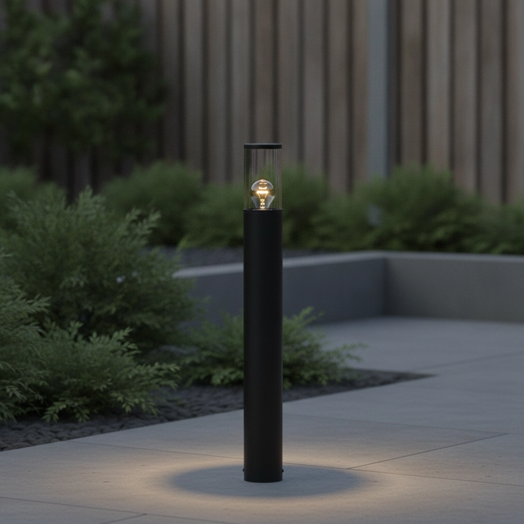 Design-Gartenleuchte Zosia grau 80cm
