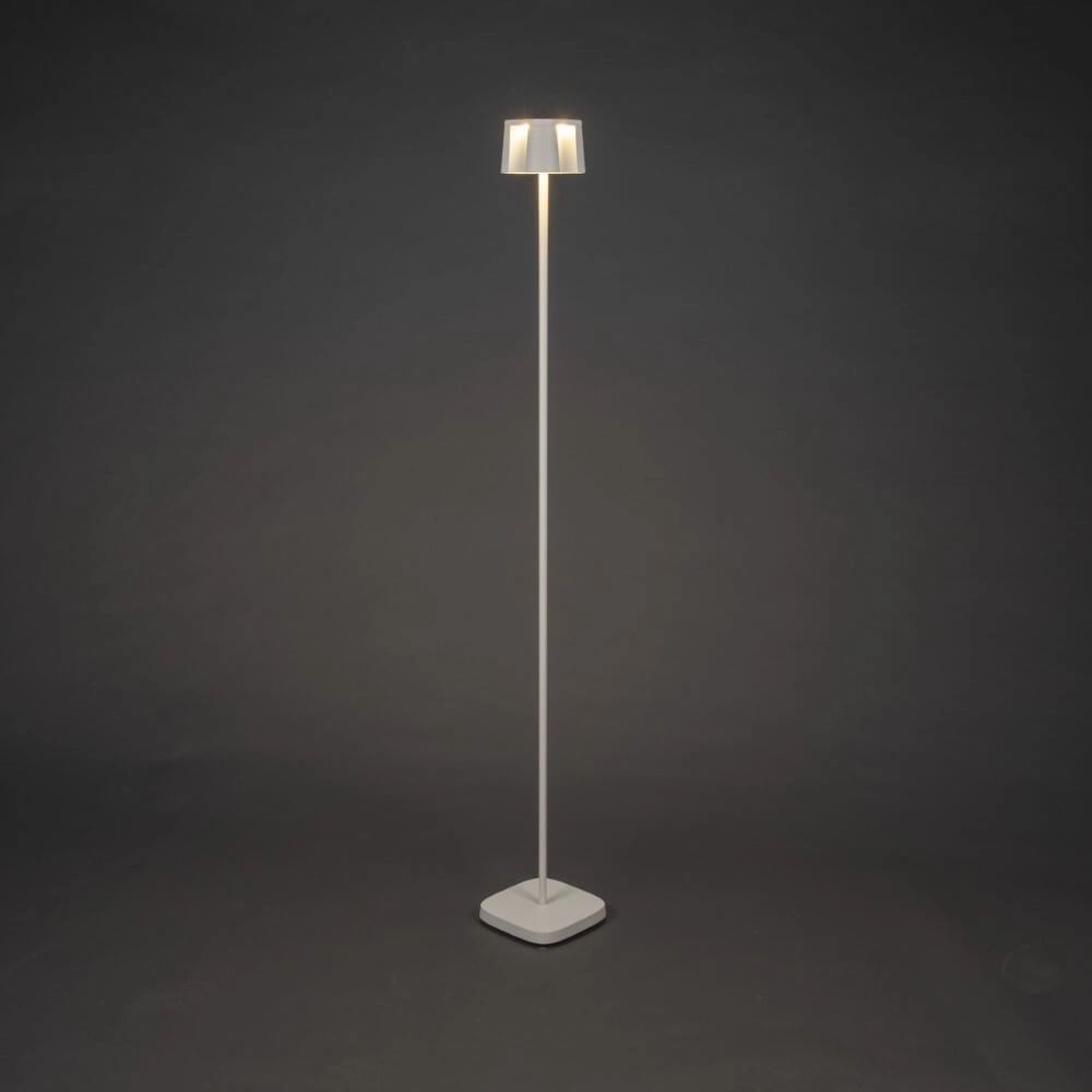 Weiße Stehlampe Nice für draußen KonstSmide 7318307831252