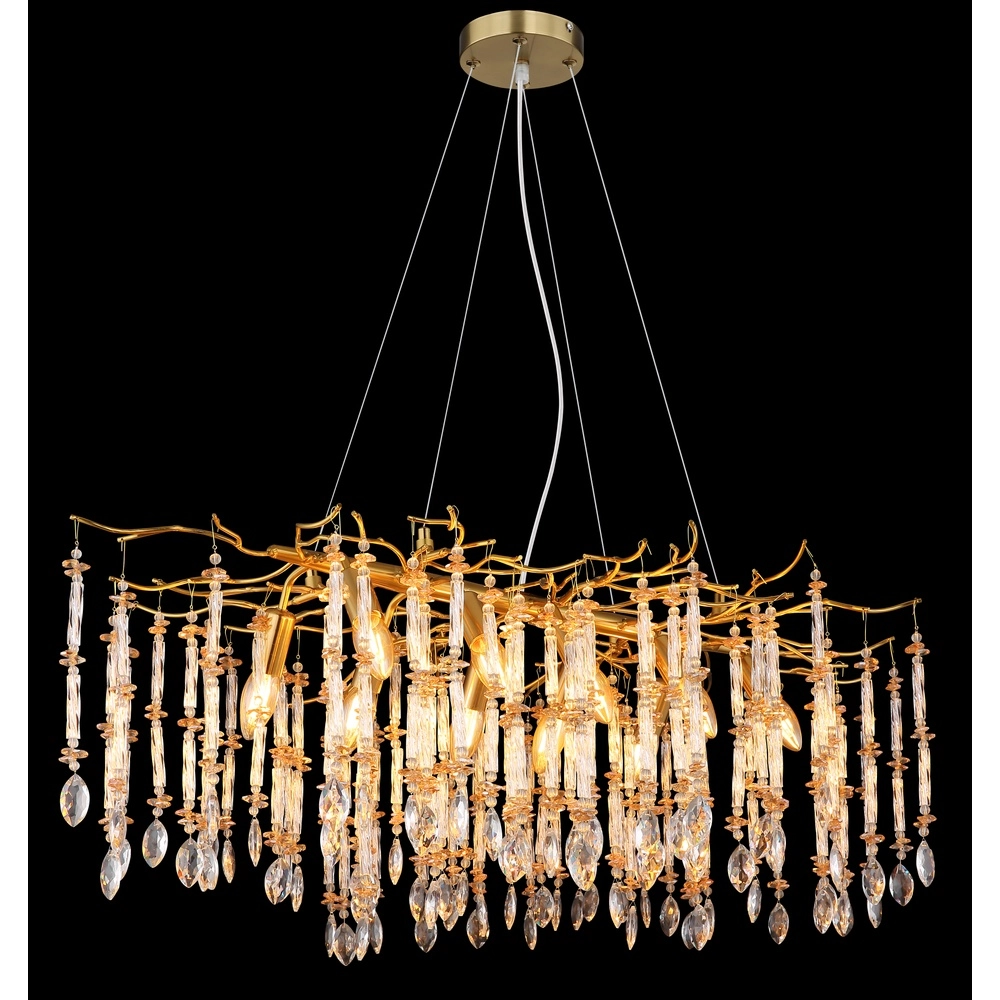 Pendellampe Gloria 100 cm Gold Globo 9007371578993