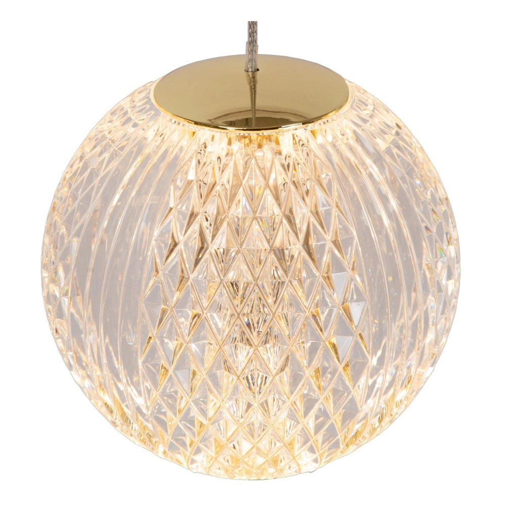 Goldene Pendellampe Cintra 3-Licht Lucide 5411212134387