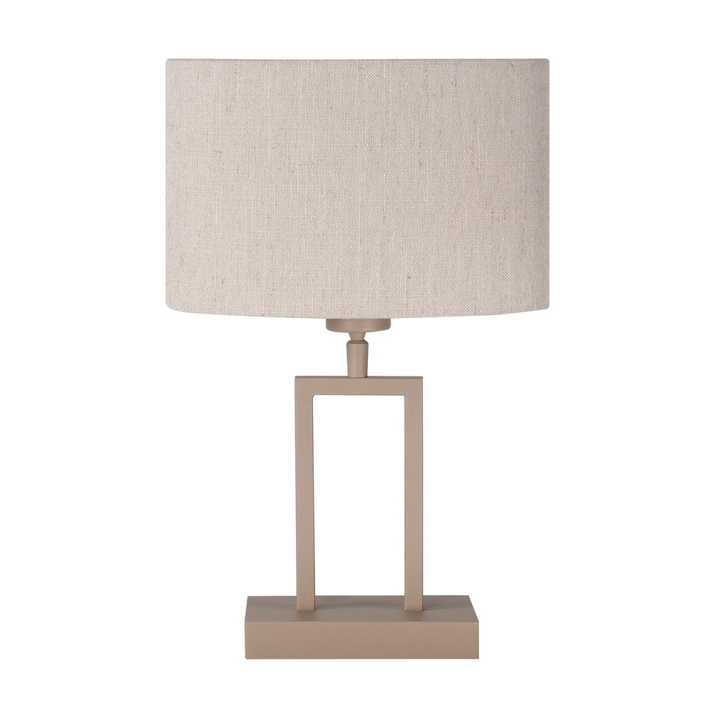 Tischlampe Monza sandbraun