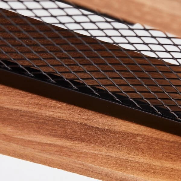 Deckenleuchte Calandra 2-helles Schwarz mit Holzbraun Brilliant 4004353394430