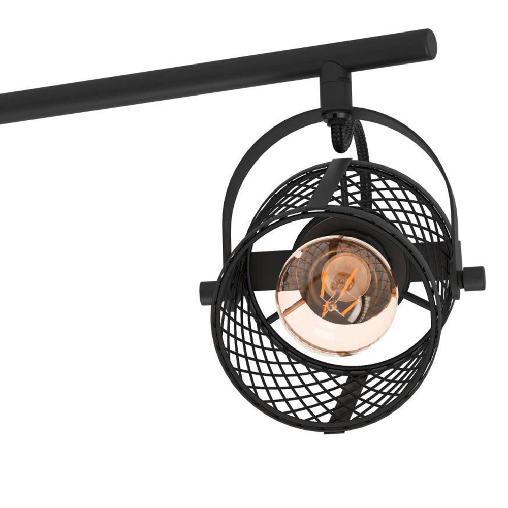 Deckenlampe Dellow 1 schwarz 3-flammig Eglo 9002759312459