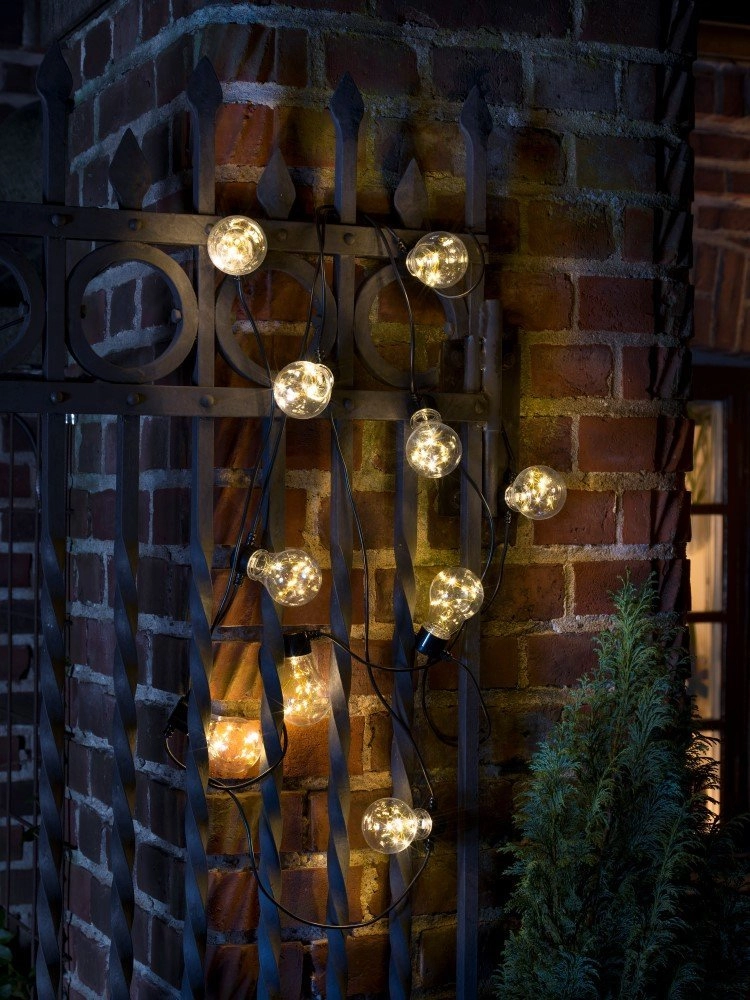 LED-Beleuchtung Partylight Lichtkabel mit 10 Birnen -LED -Lichtquellen KonstSmide 7318302375805