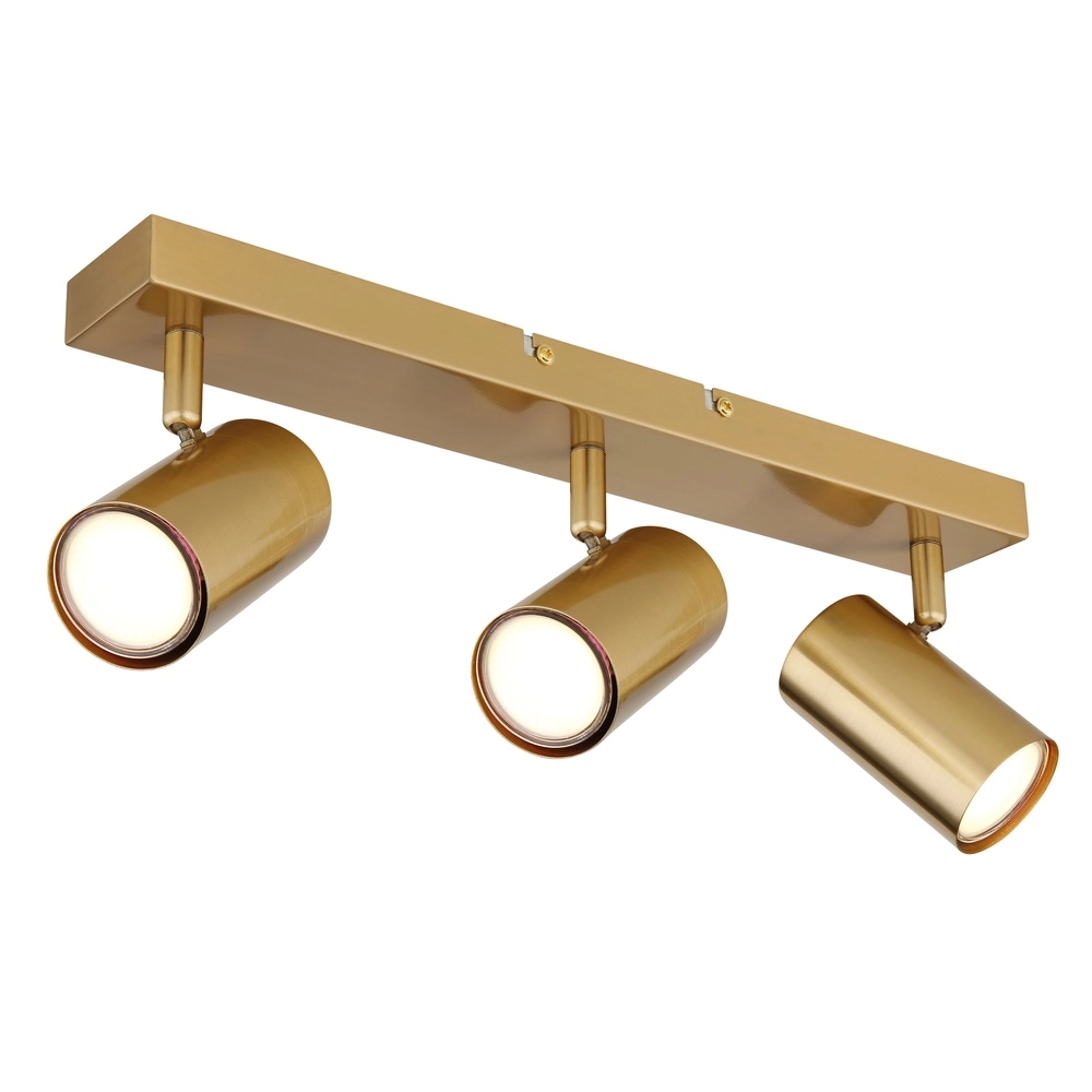 Deckenlampe 3-Leuchten Robby Gold