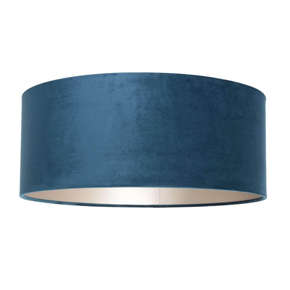 Stehlampe Zig-Zag schwarz mit blauem Schirm Ø 50cm Steinhauer 8712746179293