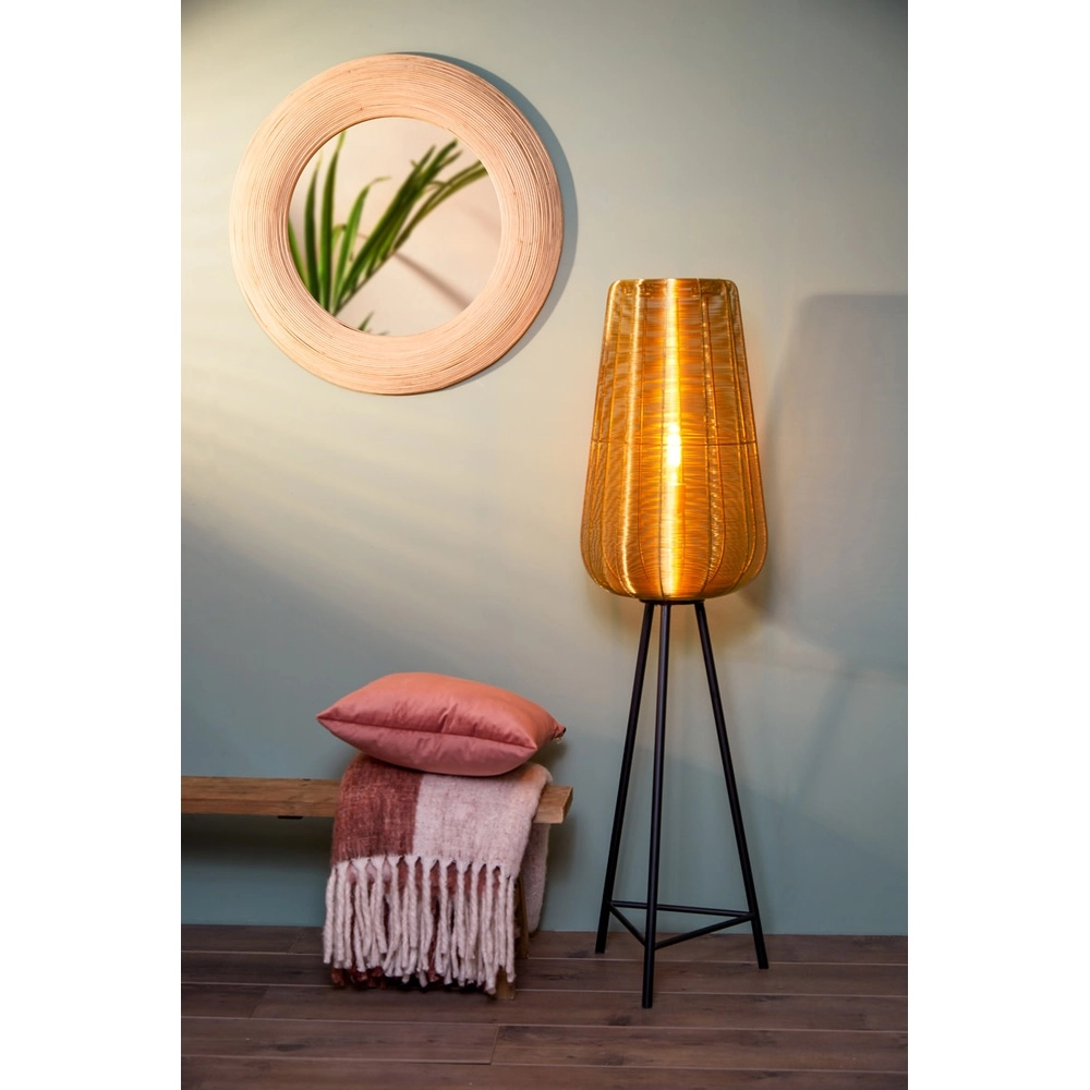 Stativ-Bodenlampe Adeta Gold 135 cm Light & Living 8717807601294