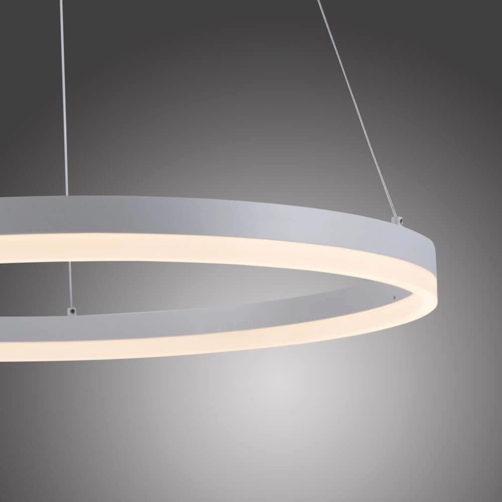 Moderne Hängelampe Titus Ø 60cm weiß Paul Neuhaus 4012248365366