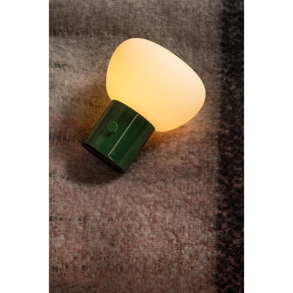Wiederaufladbare Tischlampe Gustav Grün Lucide 5411212442017