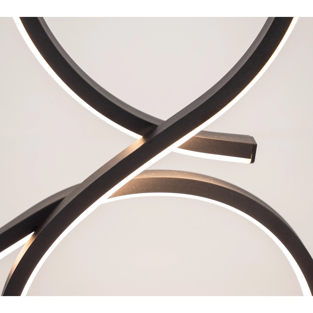 Moderne LED-Tischlampe Serpins 40 cm – Schwarz Eglo 9008606313686